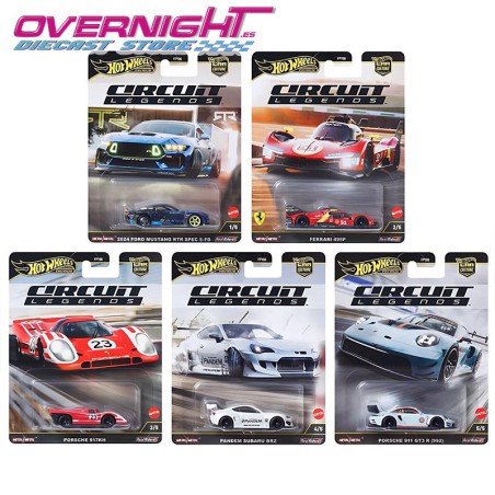 Hot Wheels Premium Circuit Legends pack de 5 coches - FPY86-976K - Car Culture 2025
