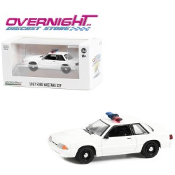 Greenlight 1987 Ford Mustang SSP Police – Escala 1/64 en caja de cartón GL43008