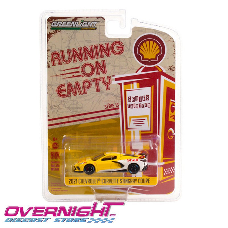 Greenlight 2021 Chevrolet Corvette Stingray Coupe Shell – Escala 1/64 GL44130