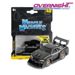 Maisto Muscle Machines LBWK Nissan Skyline GTR R34 negro numero 48