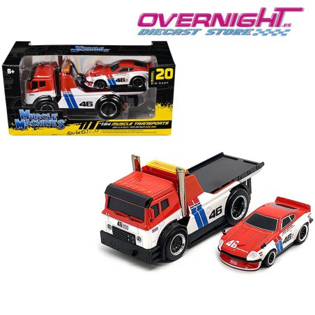 Maisto Muscle Transports Datsun 240Z BRE y JDM Flatbed numero 20
