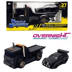 Maisto Muscle Transports Audi Sport Quattro S1 E2 y JDM Flatbed numero 27