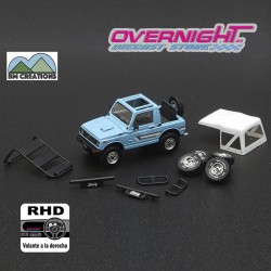 BMCreations Suzuki Jimny Sj11 RHD azul claro - Escala 1/64 BM64B0171rhd