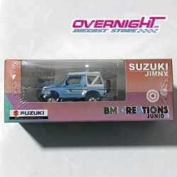 BMCreations Suzuki Jimny Sj11 RHD azul claro - Escala 1/64 BM64B0171rhd
