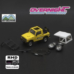 BMCreations Suzuki Jimny Sj11 RHD amarillo - Escala 1/64 BM64B0170rhd