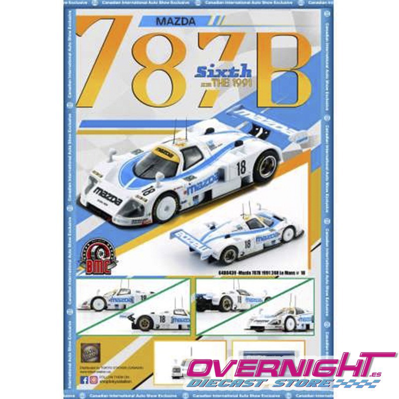 BMCreations 1991 Mazda 787b n18 24h Le Mans – Canada Limited