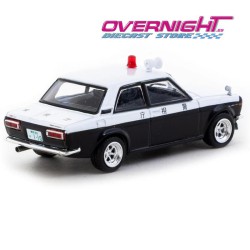 Tarmac Works Datsun 510 Japan Police Car - Escala 1/64 TC-T64R-052-PC