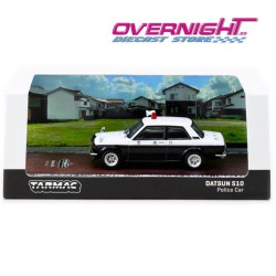 Tarmac Works Datsun 510 Japan Police Car - Escala 1/64 TC-T64R-052-PC