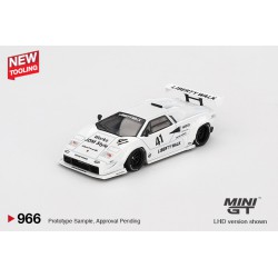 Mini GT Lamborghini Countach Lb-Works White Tokyo Auto Salon  MGT00966L