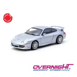 Tarmac Works Porsche 911 Gt3 996 plata - Escala 1/64 TC-T64G-069-SL