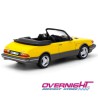 Tarmac Works Saab 900 Turbo Convertible amarillo con 2 Cards - Escala 1/64 TC-T64G-067-YE