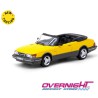 Tarmac Works Saab 900 Turbo Convertible amarillo con 2 Cards - Escala 1/64 TC-T64G-067-YE