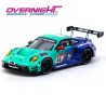 Tarmac Works Porsche 911 Gt3r n44 Falken Nürburgring 24h 2023 - Escala 1/64 TC-T64-084-23NUR44