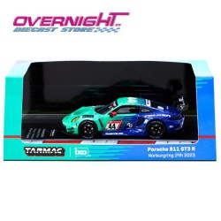 Tarmac Works Porsche 911 Gt3r n44 Falken Nürburgring 24h 2023 - Escala 1/64 TC-T64-084-23NUR44