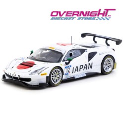 Tarmac Works 2018 Ferrari 488 GT3  Fia Gt Nations Cup n12 T. Kondo / K. Seto Blanco – Japon - Escala 1/64 TC-T64-072-18GTN12