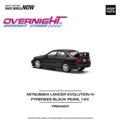 Pop Race Mitsubishi Lancer Evolution IV Pyrenees Black Pearl - Escala 1/64 PR640227