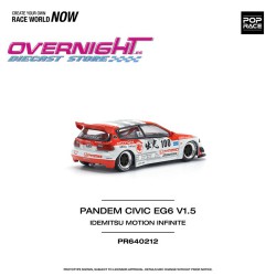 Pop Race Pandem Civic EG6 V1.5 Idemitsu Motion Infinit - Escala 1/64 PR640212