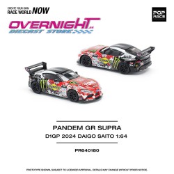 Pop Race 2024 Pandem GR Supra D1GP Daigo Saito - Escala 1/64 PR640180