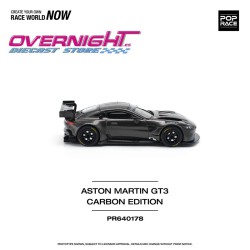 Pop Race Aston Martin GT3 Carbon Edition - Escala 1/64 PR640178