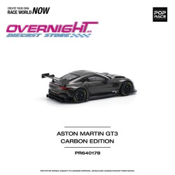 Pop Race Aston Martin GT3 Carbon Edition - Escala 1/64 PR640178