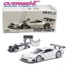 Pop Race Mercedes-Benz Amg CLK GTR plata - Escala 1/64 PR640158