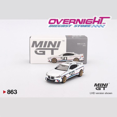 Mini GT 2023 Bmw M4 (G82) 3.0 CSL Blanco - Escala 1/64 MGT00863lhd