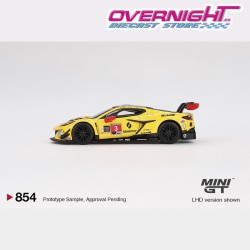 Mini GT 2024 Chevrolet Corvette Z06 Gt3.T n3 Corvette Racing By Pratt Miller Motorsports Daytona 24hrs - Escala 1/64 MGT00854lhd