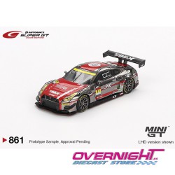 Mini GT 2023 Nissan GT-R (R35) Nismo GT3 n11 Gainer Tanax Super Gt Series - Escala 1/64 MGT00861-BL