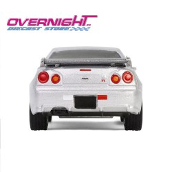 Greenlight Nissan Skyline V-Spec (R34)- 25th Anniversary Sonic Silver - Escala 1/64 gl28160E