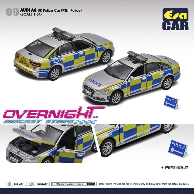 Era Car Audi A6 England Police Car PSNI - Escala 1/64 EraAU22A60901