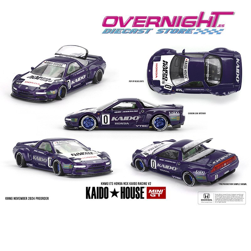 Mini GT Kaido House HONDA NSX KAIDO RACING V2 1990 - Escala 1/64 MGTKHMG173