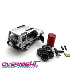 BMCreations Land Rover 1998 Discovery 1 plata - Escala 1/64 BM64B0187lhd