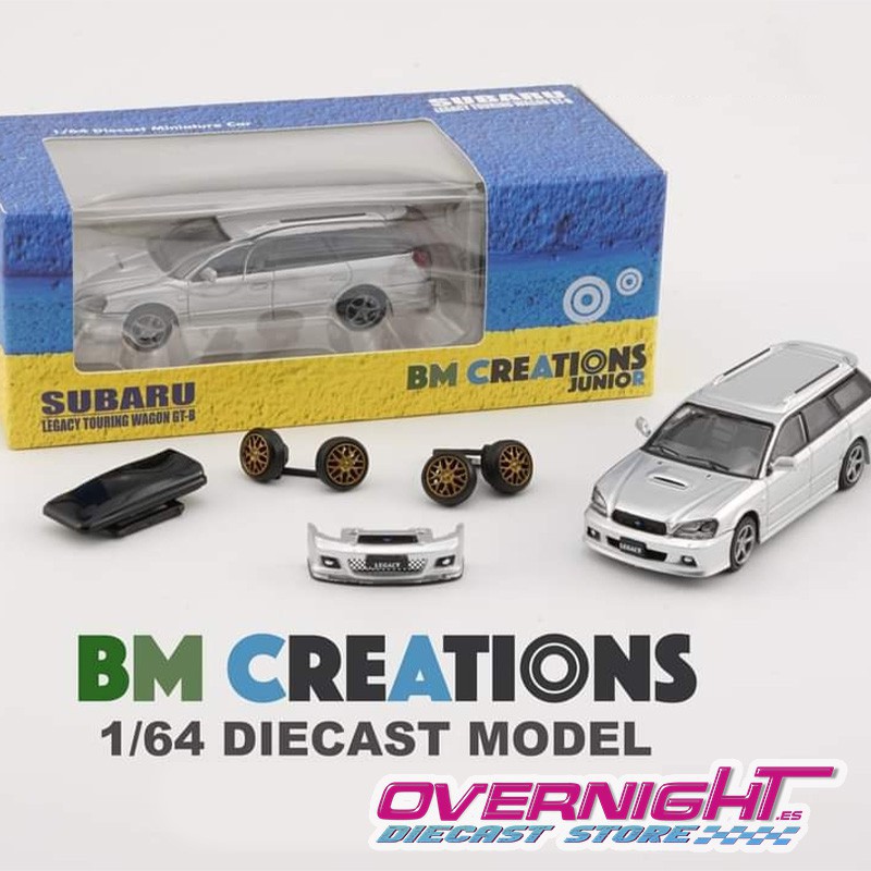 BMCreations Subaru LEgacy Touring Wagon GT-B plata  - Escala 1/64 BM64B0163lhd