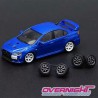 BMCreations Mitsubishi Lancer Evolution X azul - Escala 1/64 BM64B0114lhd