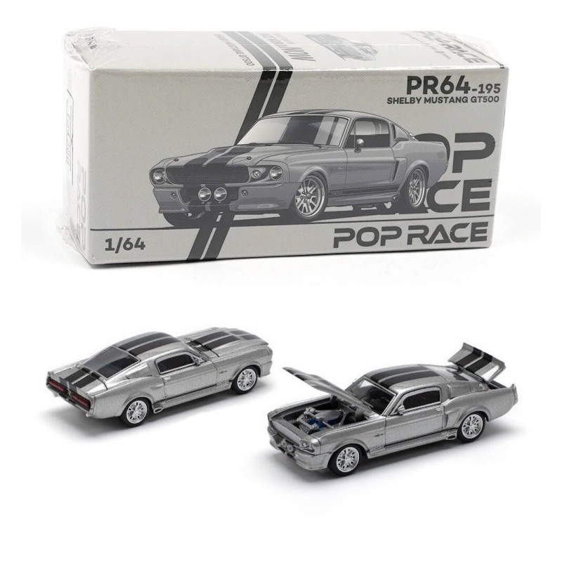 Pop Race 1967 Shelby Mustang Gt500 Eleanor - Escala 1/64 - PR640195