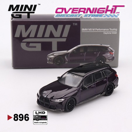 Mini GT BMW M3 Touring G81 Performance Daytona Violet - Escala 1/64 MGT00896lhd