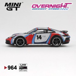 Mini GT Porsche 911 (992) Dakar Ice Grey Metallic Rally Tribute 2024 - Escala 1/64 MGT00964lhd