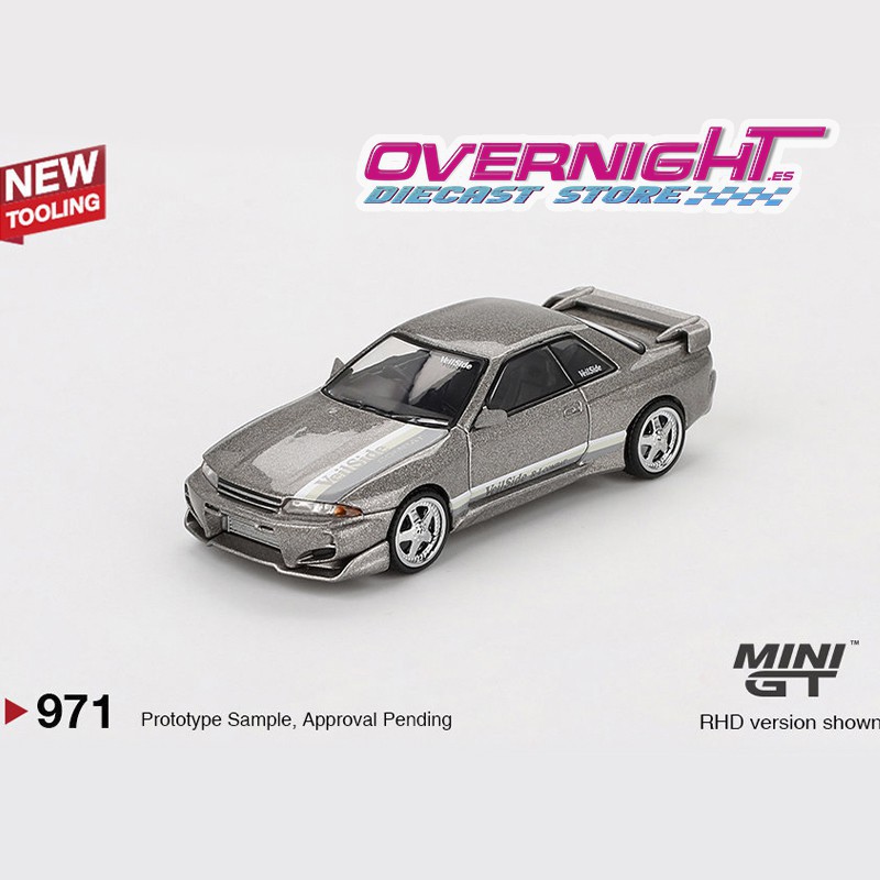 Mini GT 2011 Nissan Gt-R (R32) Veilside Combat C-I Combat gris - Escala 1/64 MGT00971RHD