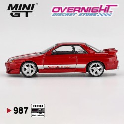 Mini GT Nissan Gt-R (R32) Veilside Combat C-I Combat Gem Red 2011 - Escala 1/64 MGT00987RHD