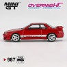 Mini GT Nissan Gt-R (R32) Veilside Combat C-I Combat Gem Red 2011 - Escala 1/64 MGT00987RHD