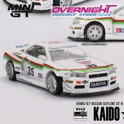 Mini GT Kaido House Nissan Skyline Gt-R (R34) X Tamiya The Grasshopper - Escala 1/64 - MGTKHMG167