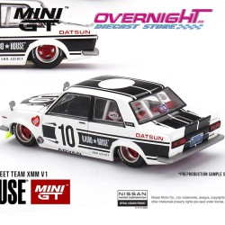 Mini GT Kaido House Datsun 510 Street Team XMM V1 1969 - Escala 1/64 MGTKHMG176
