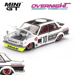 Mini GT Kaido House Datsun 510 Street Team XMM V1 1969 - Escala 1/64 MGTKHMG176