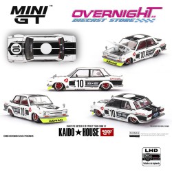 Mini GT Kaido House Datsun 510 Street Team XMM V1 1969 - Escala 1/64 MGTKHMG176