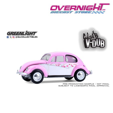 Greenlight Volkswagen Beetle 1950 - Botanical Beetle Club Vee-Dub Series 21 - Escala 1/64 gl36120A