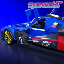 Hot Wheels Brick Shop Cadillac Project Gtp Hypercar Set de construcción Speed Series - Escala 1/32 aproximada JFR89