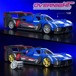 Hot Wheels Brick Shop Cadillac Project Gtp Hypercar Set de construcción Speed Series - Escala 1/32 aproximada JFR89