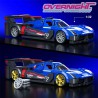Hot Wheels Brick Shop Cadillac Project Gtp Hypercar Set de construcción Speed Series - Escala 1/32 aproximada JFR89