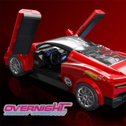 Hot Wheels Mattel Brick Shop Maserati Mc20 Set de construcción Speed Series - Escala 1/32 aproximada JFR90