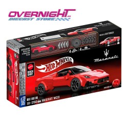 Hot Wheels Mattel Brick Shop Maserati Mc20 Set de construcción Speed Series - Escala 1/32 aproximada JFR90